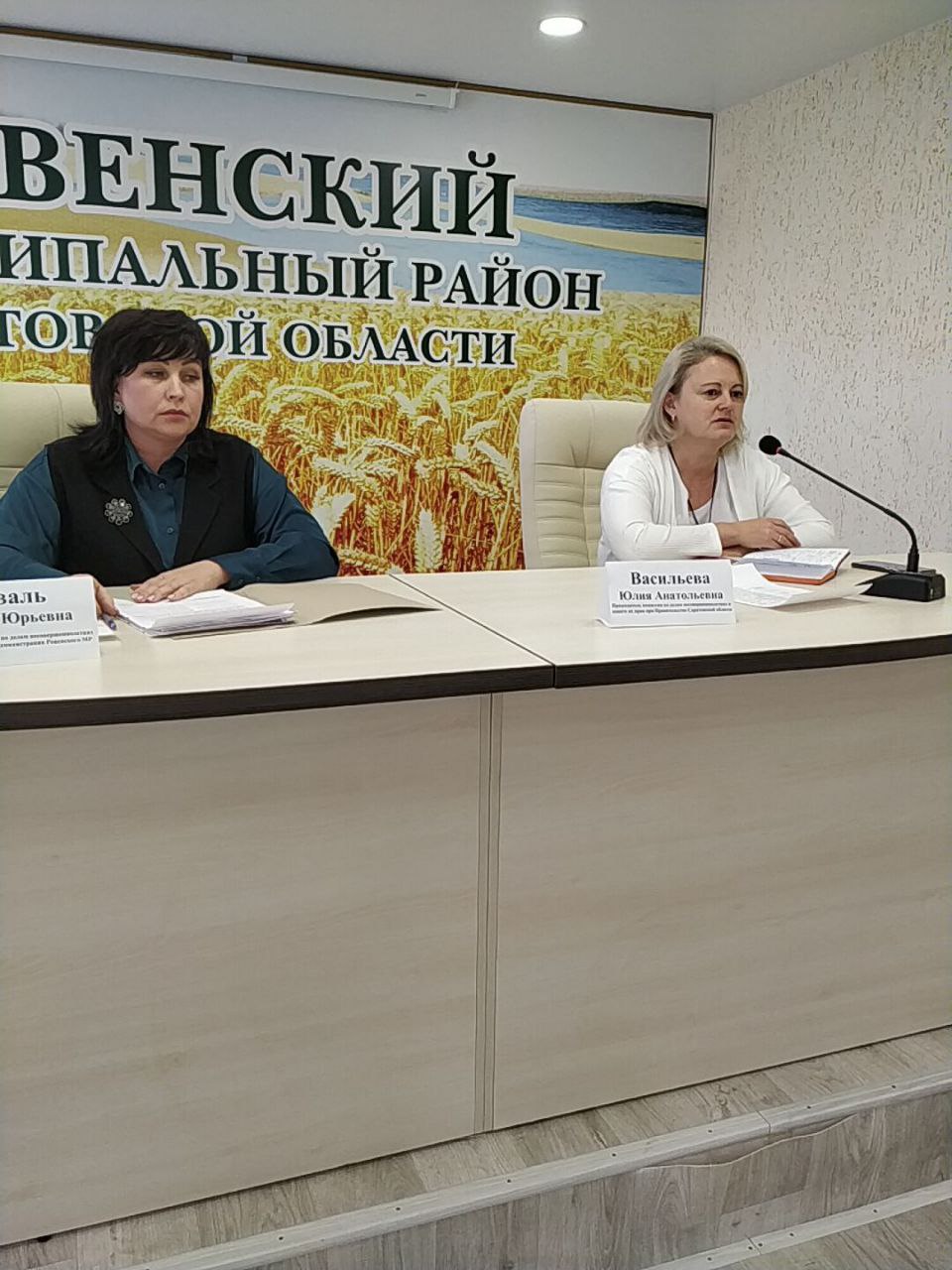 Заседание комиссии по делам несовершеннолетних и защите их прав при Ровенской районной администрации приняла участие Председатель КДН при Правительстве Саратовской области Ю. А. Васильева.