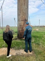 В Ровенском районе продолжаются профилактические противопожарные мероприятия.
