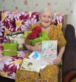  Драгунову Клавдию Петровну с 90-летием