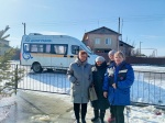 Выезд 5 граждан возраста 65+ для проведения диспансеризации. 