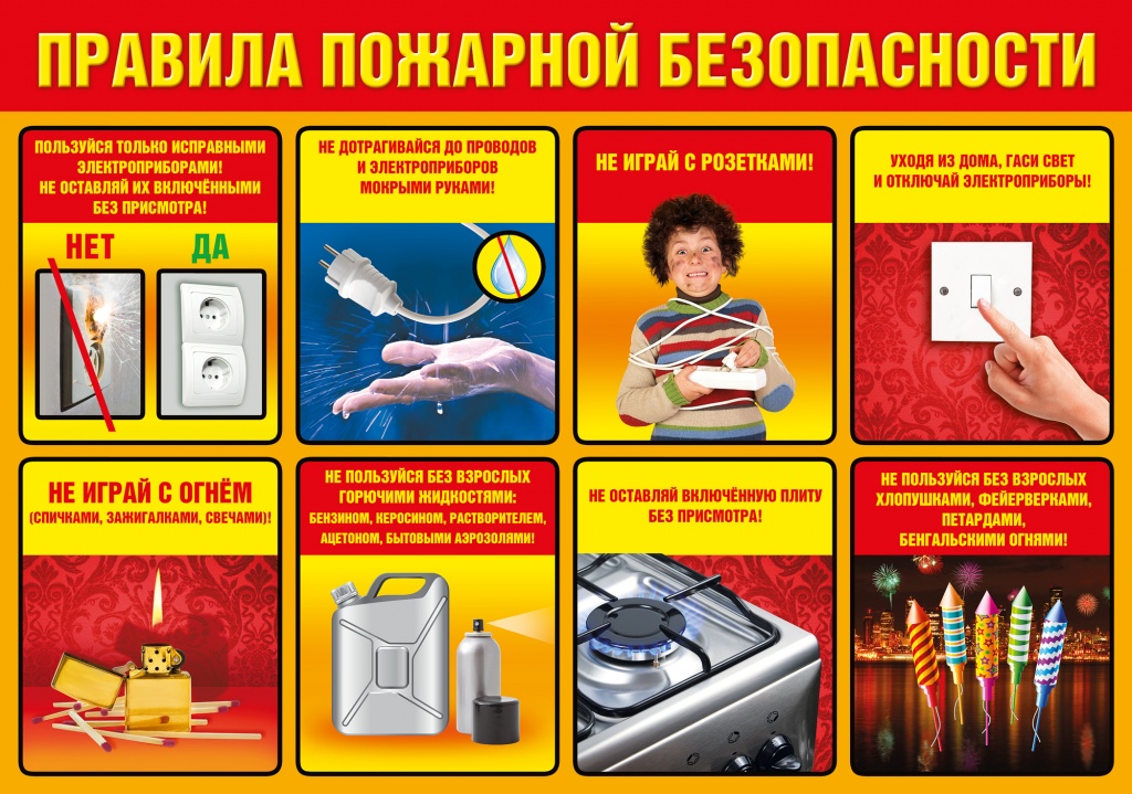 Правила пожарной безопасности в быту!
