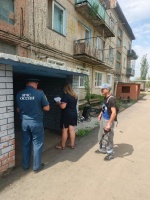 Рейд в многоквартирных домах р. п. Ровное.