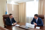 Губернатор Саратовской области Роман Бусаргин провёл встречу с главой Ровенского района Антоном Бугаевым