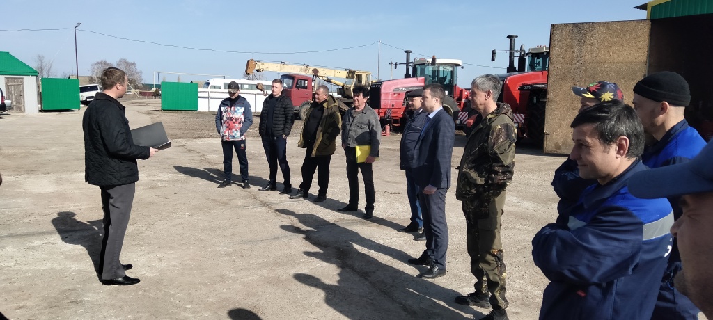Показательный технический осмотр самоходных  машин и тракторов в ООО «БиоПром»