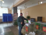 Силач Вячеслав Максюта проголосовал на выборах