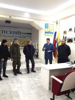 Сегодня утром в учебные центры отправились наши земляки, которым предстоит участвовать в спецоперации. 