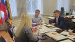 Глава Ровенского МР Антон Бугаев провел встречу с руководителем Саратовского регионального отделения Национальной Родительской Ассоциации и фонда «Родительская лига»