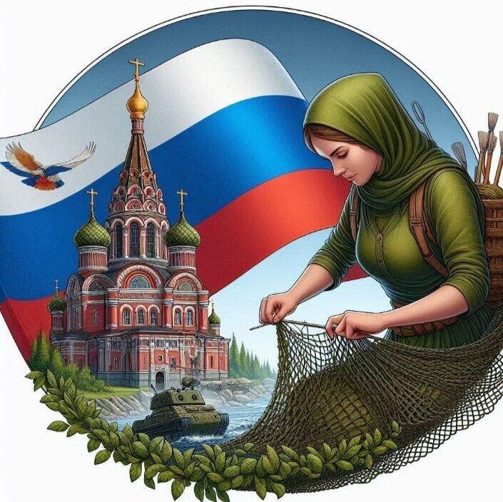 Плетение маскировочной сетки дело кропотливое