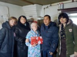 17 января коллектив учителей Привольненской средней школы поздравили с 96-летием Токареву Л.Я., почётного жителя села, ветерана труда и просто уважаемого человека.
