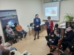 Беседа с обучающимися Ровенской средней школы о вреде курения.