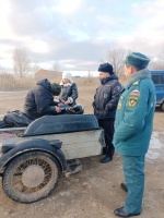 На территории района проводятся рейдовые мероприятия по профилактике безопасности на тонком льду.