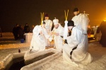Купание в крещенской купели