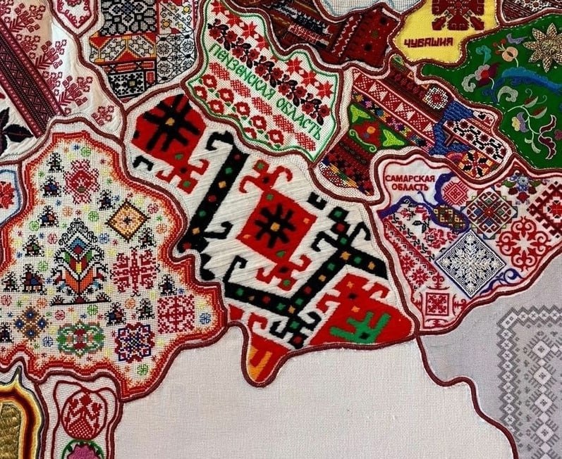 Вышитая Саратовская область попадет в музей!