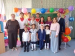 Сегодня для четырех первоклассников общеобразовательной школы села Яблоновка Ровенского района прошла первая в их жизни торжественная линейка