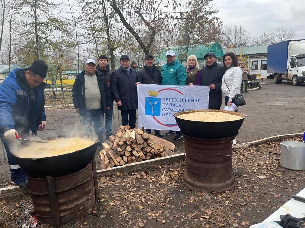 Состоялась встреча с мобилизованными гражданами Саратовской области в пунктах их размещения