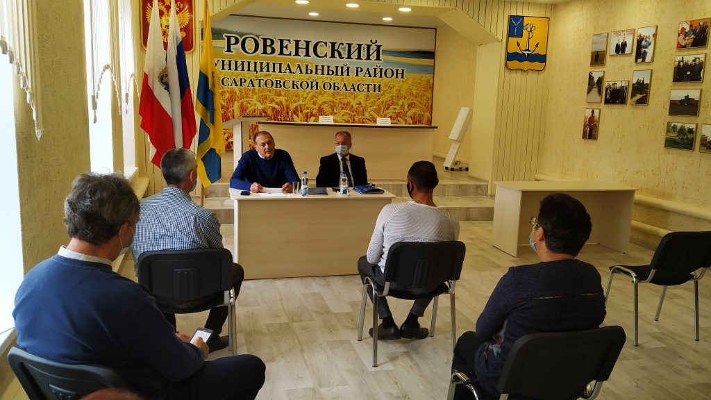 Ровенский муниципальный район посетил директор ГКУ СО «Центр развития Саратовской агломерации» А.М Стрелюхин
