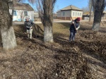 21 марта сотрудники СДК с. Луговское провели первый весенний субботник.