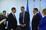 Губернатор Роман Бусаргин провел встречу с послом Республики Беларусь в РФ Дмитрием Крутым и делегацией Витебской области.