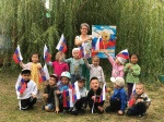 Маленькие жители Ровенского района присоединились к празднованию Дня флага Российской Федерации 