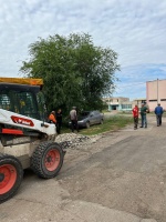 Продолжается ремонт  дорог