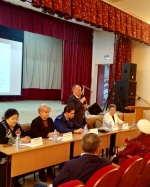 На сходе поздравляли ветеранов