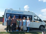  В Ровенском районе в рамках национального проекта «Семья» продолжается доставка сельских жителей старше 65 лет для прохождения диспансеризации